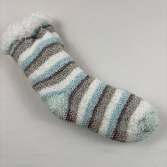Cuddl Duds Lounge Socks Women's Size 4-10 Non-Skid Sherpa Lined - Picture 5 of 6